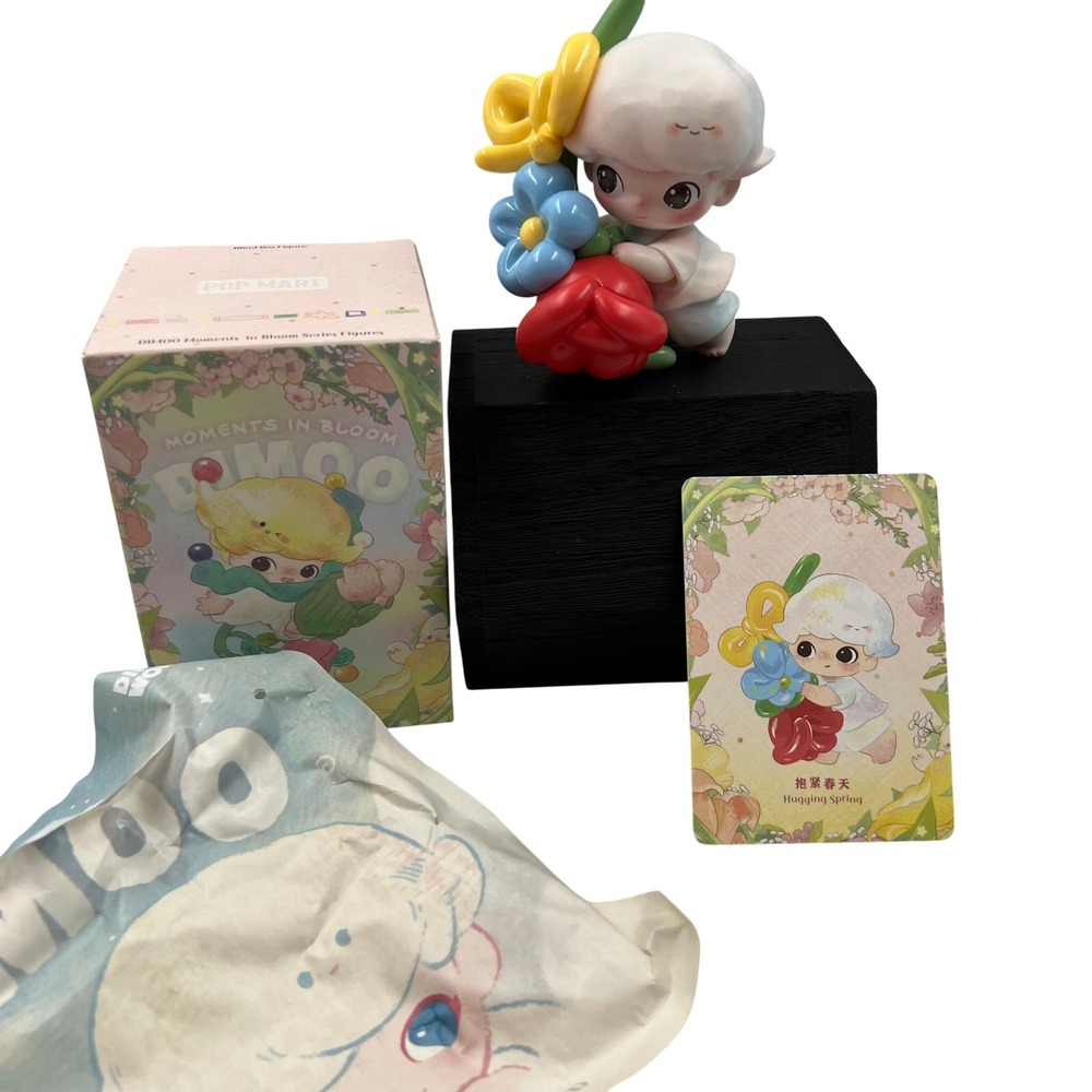 POP MART DIMOO Moments in Bloom Hugging Spring Figure Confirmed Open Box Set